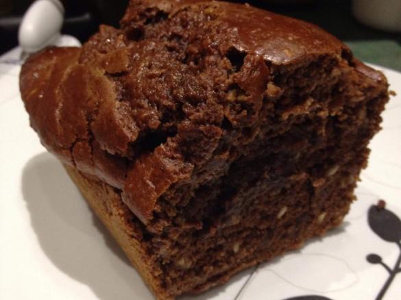 Pear, date and chocolate bread