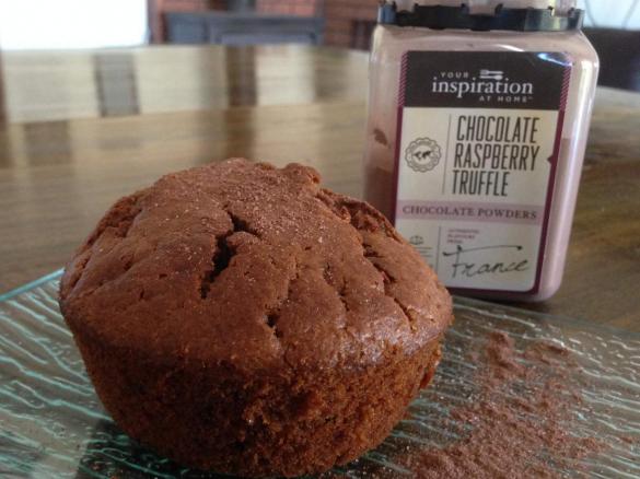 CHOCOLATE CHIP AND RASPBERRY MUFFINS