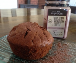 CHOCOLATE CHIP AND RASPBERRY MUFFINS