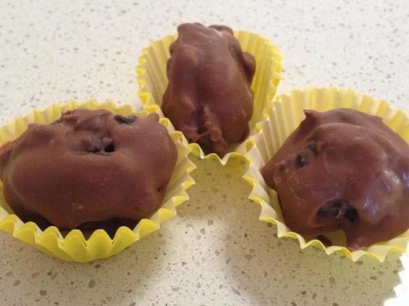 CHOCOLATE AND SULTANA EASTER EGGS