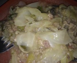 Garlic Cabbage & Bacon