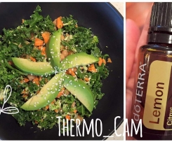 Raw Kale, Broccoli & Carrot Salad