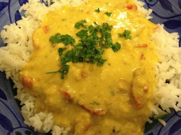 Curried Salmon Mornay