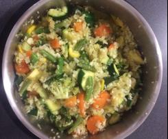 Cauliflower Fried rice - egg free, Vegan, Simple