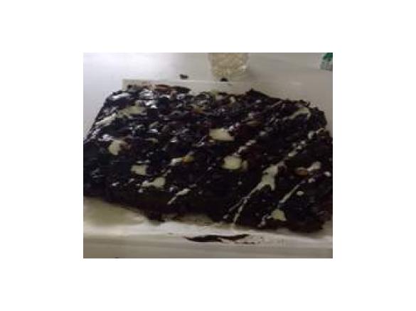 Festive Avocado Brownies