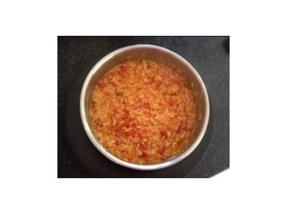 Sun-dried (Semi-dried) Tomato & Capsicum Risotto