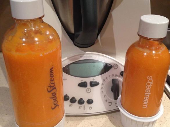 Carrot, Mandarin and Lemon Juice