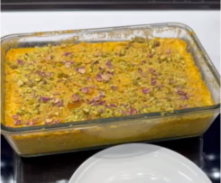 Variation Knafeh (Middle Eastern Custard Dessert)