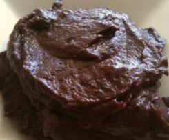 Raw Chocolate Frosting (sugar free, dairy free)
