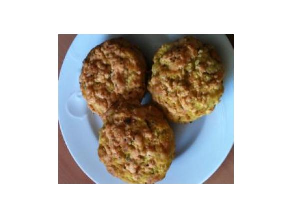 Peppered Zucchini and Leek Muffins