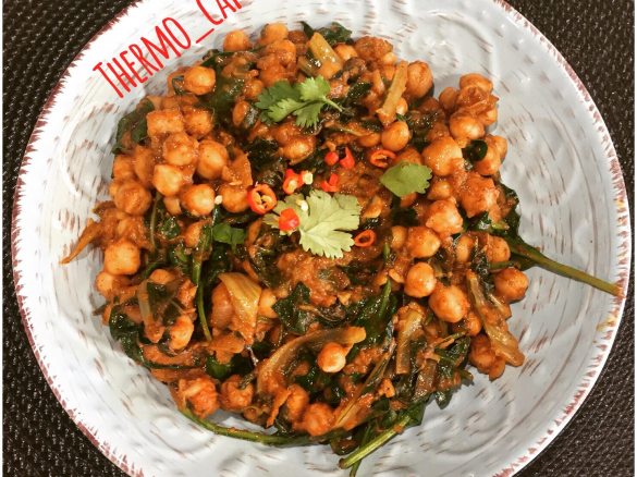 Moroccan-Spiced Silverbeet