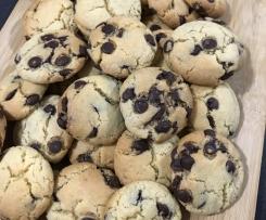 Soft and Chewy Choc Chip Cookies