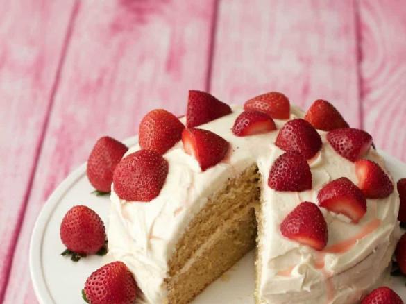 Petite Vegan Vanilla Cake