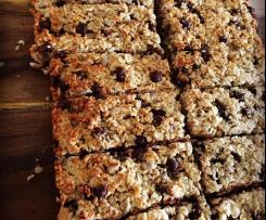 Choc chip muesli bars