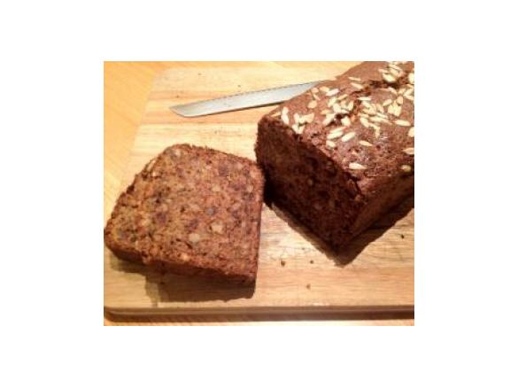 Clone of Sticky Banana, Walnut and Date Loaf - Banana, almond & date