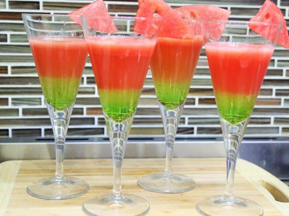 Summer slam kiwi melon cocktail