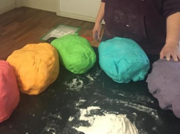 Playdough - Bulk recipe for childcare, school, kindergarten etc