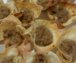 Thai inspired Pork and Peanut Wonton