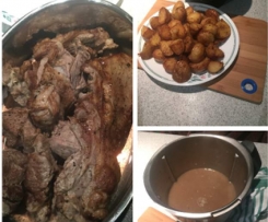 Varoma Style Butterflied Leg of lamb and Veggies.