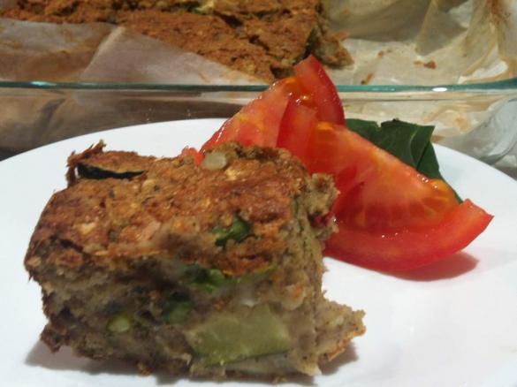 Allergy Friendly Zucchini Slice (Egg-free, gluten-free, dairy-free)