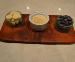 Banana, Blueberry and Quinoa Puree