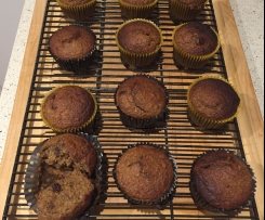 Banana bran muffins