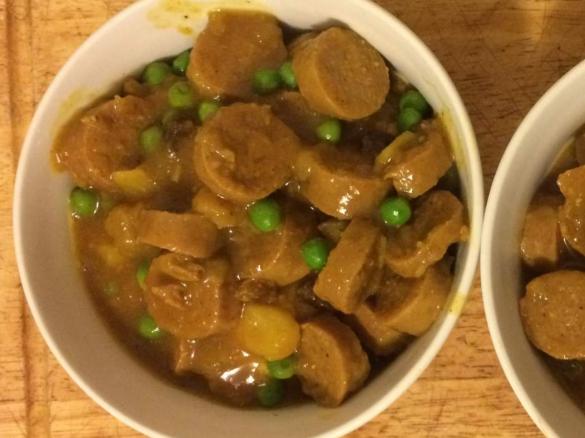 Curried Sausages