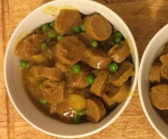 Curried Sausages