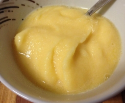 Peach, Pear and Apricot Sorbet