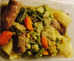 Curried Sausages & Rice