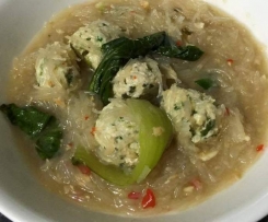 Clone of Vietnamese Chicken Meatball & Noodle Soup