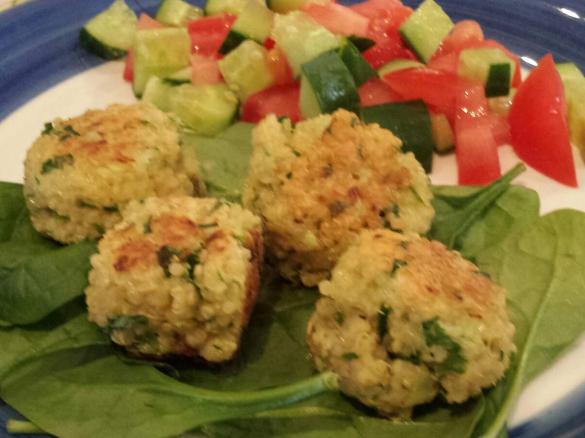 Quinoa and Lemon Fritters