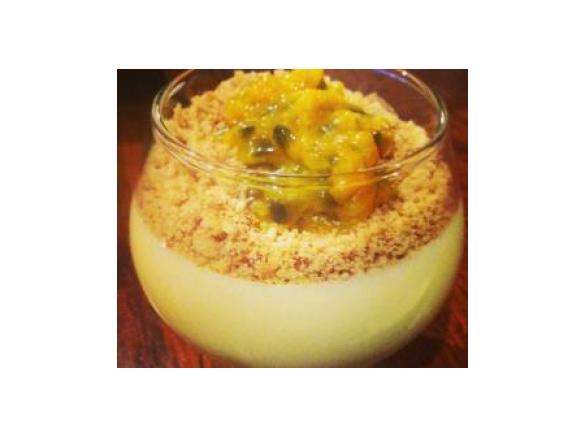 Deconstructed White Chocolate Cheesecake