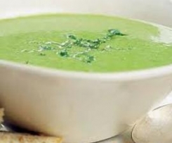 Broccoli, Cauliflower & Tofu Soup