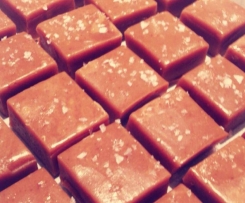 Salted caramel fudge