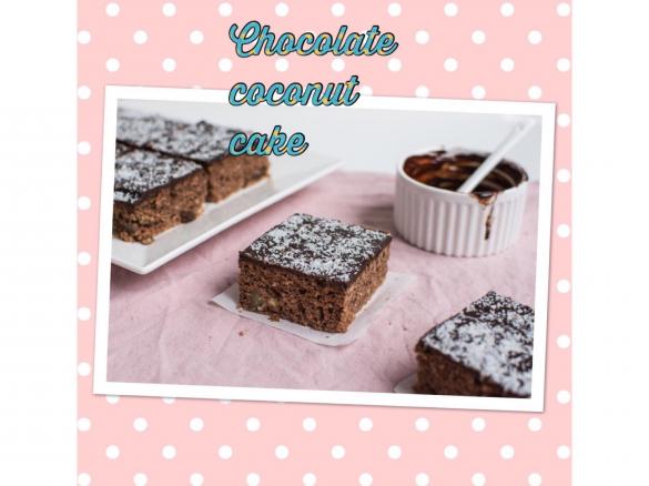 Chocolate coconut cake
