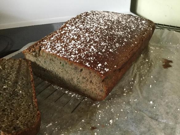 Banana, zucchini and plum bread