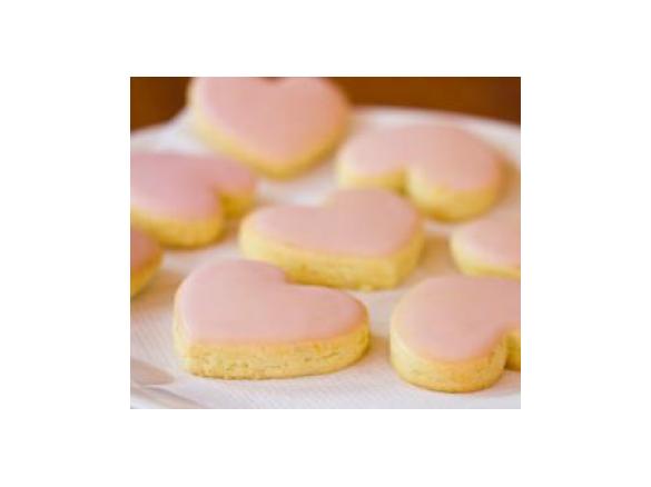 Citrus Valentine's Biscuits