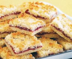 Raspberry Coconut Slice