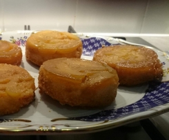 Mini upside down apricot cakes