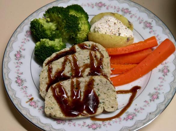 Chicken and Almond Loaf