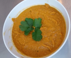 Butternut squash, courgette & chorizo soup