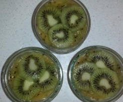 Kiwifruit & pear mousse no bake