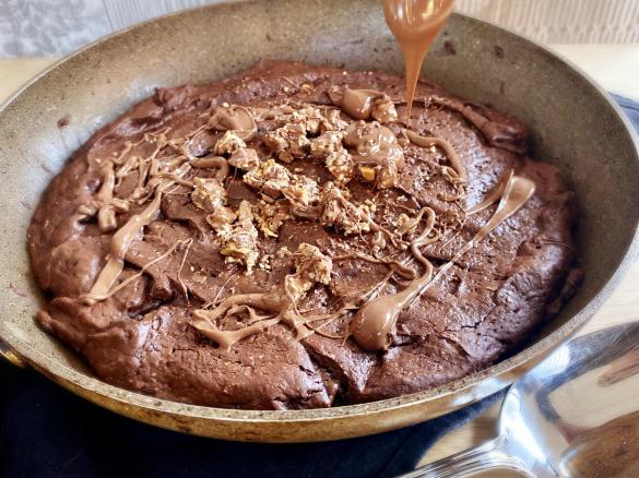 Nutella Skillet Brownie