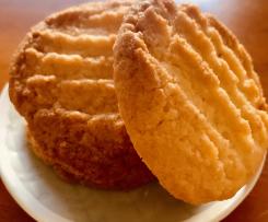 Coconut lemon biscuits