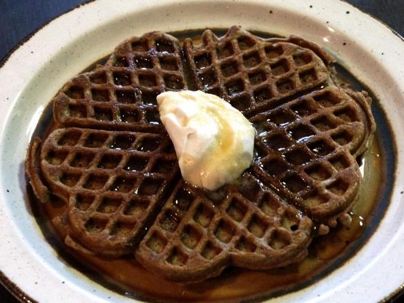 Paleo Fluffy Waffles with Whipped Coconut Cream - Gluten, Grain & Dairy Free.