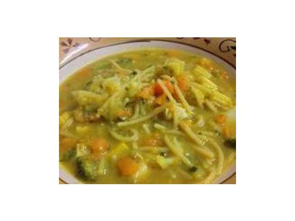 Curried Chicken & Veggie Soup