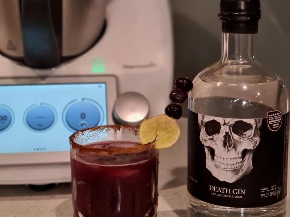 Blueberry Moscow Mule with Gin