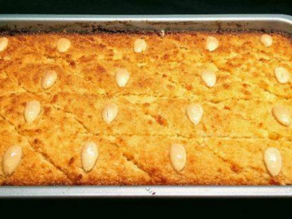 Basbousa - a sweet Arabic kiss x