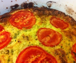 Quick Zucchini Quiche